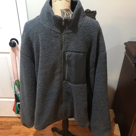 ☀️PACSUN Fleece/Sherpa Jacket - Picture 2 of 11